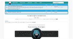 Desktop Screenshot of anonforum.com